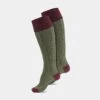 Men's Shooting Socks - Merlot & Fern -AlanPaine Shop ap socks mens sk31