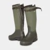 Arxus Primo Canvas Zip Boot In Olive -AlanPaine Shop arxus primo canvas zip boot olive