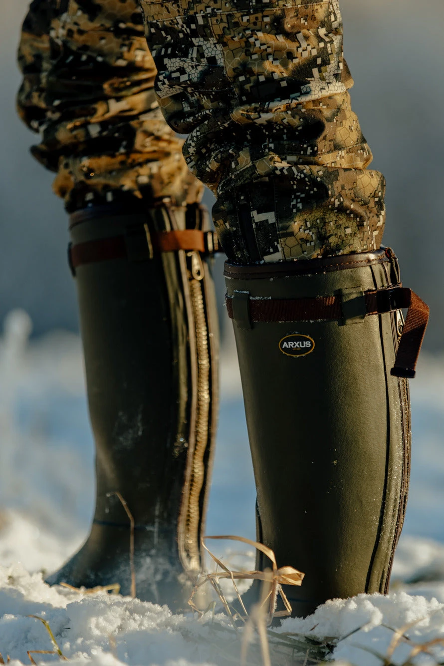 Arxus Primo Nord Zip Boot In Olive 4 Arxus Primo Nord Zip Boot In Olive - Image 2