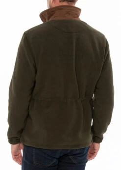Aylsham Men's Fleece Jacket In Green - Regular Fit -AlanPaine Shop aylgjkt green 2 1