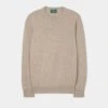 Brisbane Geelong Wool Jumper In Mushroom - Regular Fit