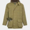 Rutland Children's Tweed Coat In Lichen