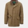 Combrook Men's Tweed Shooting Field Coat In Thyme - Shooting Fit -AlanPaine Shop combrook mens tweed shooting field coat thyme 1