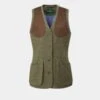 Combrook Ladies Tweed Shooting Waistcoat In Heath - Regular Fit -AlanPaine Shop combrook womens shooting waistcoat heath