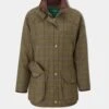 Combrook Ladies Tweed Shooting Coat In Hazel - Shooting Fit -AlanPaine Shop combrook womens tweed shooting coat hazel