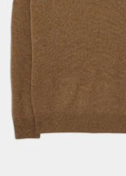 Dorset Men's Lambswool Jumper In Driftwood - Classic Fit -AlanPaine Shop dorset mens lambswool jumper driftwood 3