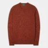 Dorset Men's Lambswool Jumper In Ember - Classic Fit -AlanPaine Shop dorset mens lambswool jumper ember