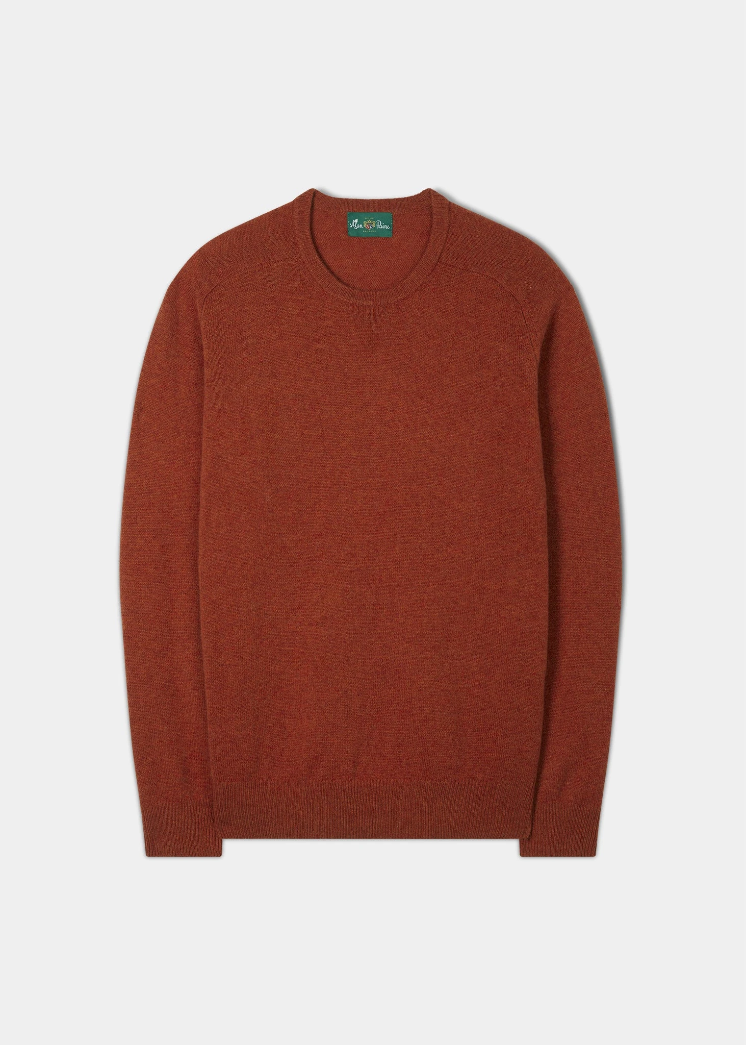 Dorset Men's Lambswool Jumper In Ember - Classic Fit 3 Dorset Men's Lambswool Jumper In Ember - Classic Fit
