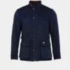 Felwell Men's Quilted Jacket In Dark Navy - Regular Fit -AlanPaine Shop felwell mens quilted jacket dark navy