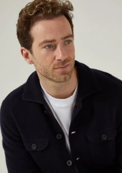 Ferndale Men's Knitted Lambswool Shirt In Navy - Regular Fit 13 Ferndale Men's Knitted Lambswool Shirt In Navy - Regular Fit -AlanPaine Shop ferndale mens knitted lambswool shirt navy 5