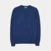 Brisbane Geelong Wool Jumper In Indigo - Regular Fit