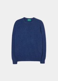 Brisbane Geelong Wool Jumper In Indigo - Regular Fit