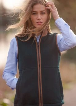 Aylsham Ladies Fleece Gilet In Dark Navy - Regular Fit -AlanPaine Shop ladies fleece gilet blue steel 2 800x 24297699 d505 4f58 8fb7 19dc069c6ec2
