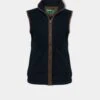 Aylsham Ladies Fleece Gilet In Dark Navy - Regular Fit -AlanPaine Shop ladies fleece gilet dark navy
