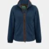 Aylsham Ladies Fleece Jacket In Blue Steel - Regular Fit -AlanPaine Shop ladies fleece jacket blue steel