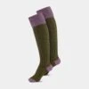 Ladies Shooting Socks - Lilac & Olive -AlanPaine Shop ladies shooting socks lilac olive