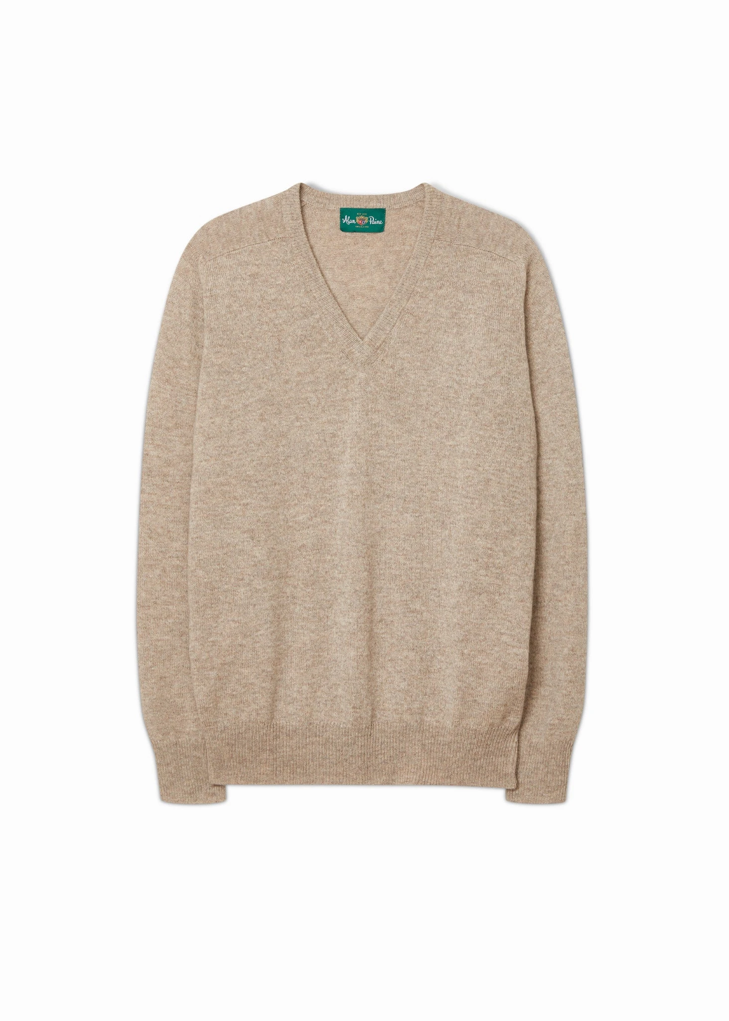 Hampshire Lambswool Jumper In Cobble - Classic Fit 3 Hampshire Lambswool Jumper In Cobble - Classic Fit