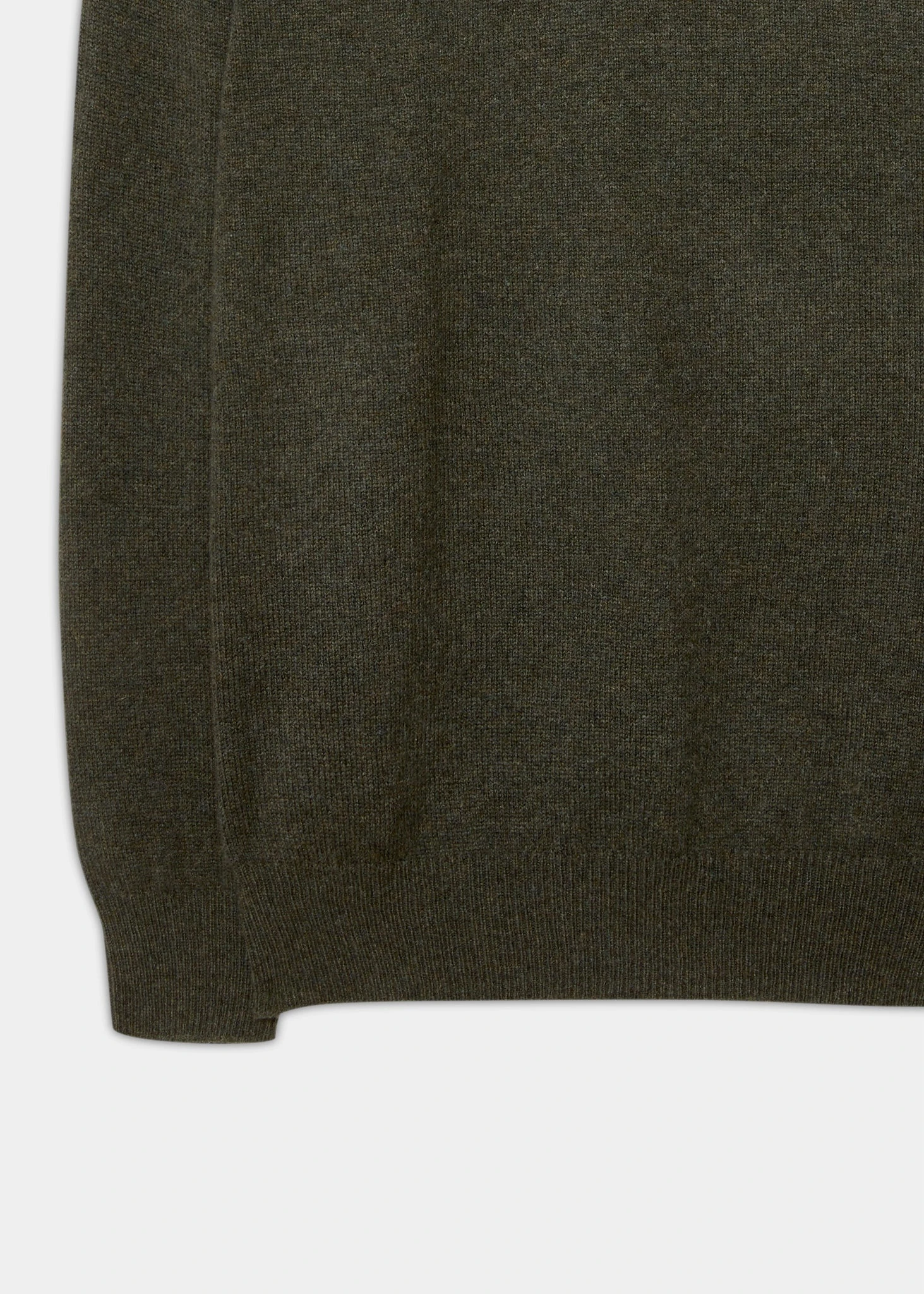 Dorset Men's Lambswool Jumper In Seaweed - Classic Fit 5 Dorset Men's Lambswool Jumper In Seaweed - Classic Fit - Image 3