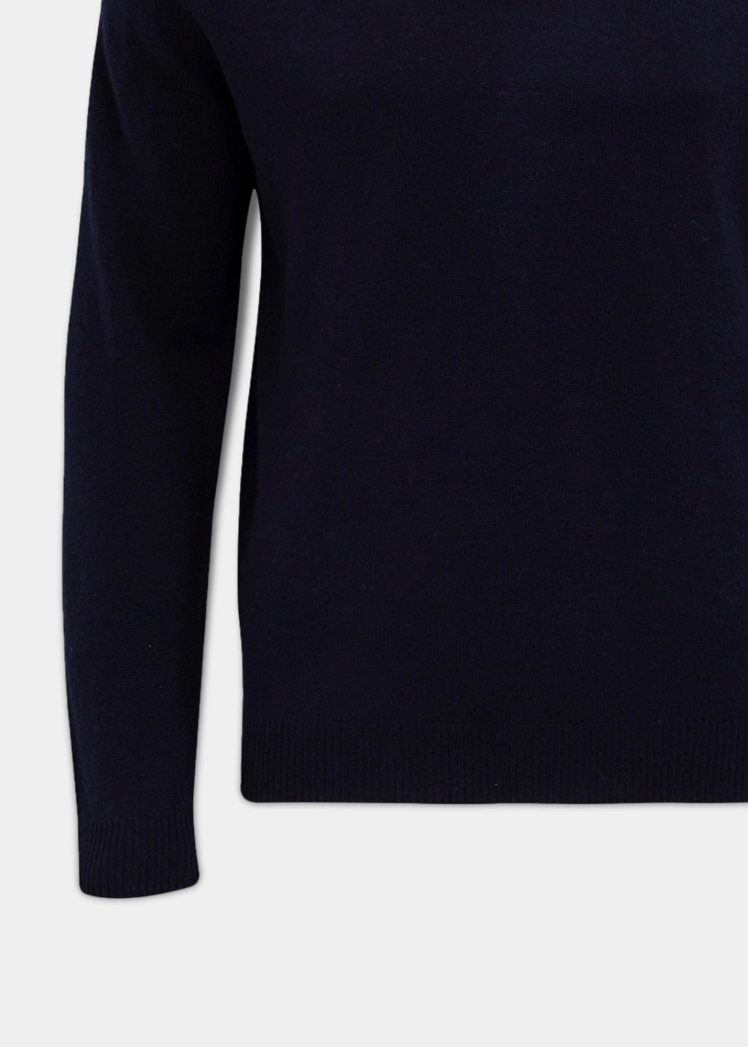 Streetly Men's V Neck Jumper In Navy - Classic Fit 5 Streetly Men's V Neck Jumper In Navy - Classic Fit - Image 3