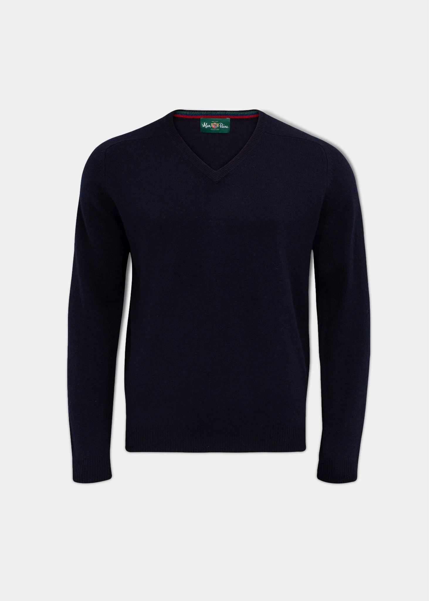 Streetly Men's V Neck Jumper In Navy - Classic Fit 3 Streetly Men's V Neck Jumper In Navy - Classic Fit