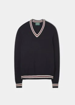 Limited Edition Commemorative Lambswool Sweater In Navy