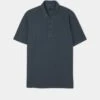 Weymouth Washed Effect Polo Shirt In Navy 1 Weymouth Washed Effect Polo Shirt In Navy -AlanPaine Shop ls1624n weymouth short sleeve polo navy