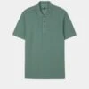 Weymouth Washed Effect Polo Shirt In Pine 2 Weymouth Washed Effect Polo Shirt In Pine -AlanPaine Shop ls1624n weymouth short sleeve polo pine