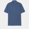Weymouth Washed Effect Polo Shirt In Regatta -AlanPaine Shop ls1624n weymouth short sleeve polo regatta