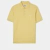Fritton Pique Polo Shirt In Lemon -AlanPaine Shop ls2008 fritton mens pique polo shirt lemon 1