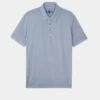 Tutbury Faded Dye Polo Shirt In Light Blue - Without Emblem -AlanPaine Shop ls2101 tutbury mens faded dye polo shirt light blue 1 a16ada9c 722c 4336 8efd f15582a81250