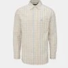 Ilkley Men's Blue And Gold Country Check Shirt - Shooting Fit -AlanPaine Shop mens aylesbury country shirt chk47