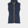 Aylsham Men's Fleece Gilet In Blue Steel - Regular Fit -AlanPaine Shop mens fleece gilet blue steel