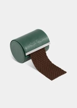 Men's Knitted Wool Tie In Brown