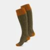 Men's Shooting Socks - Ochre & Olive -AlanPaine Shop mens shooting socks ochre olive