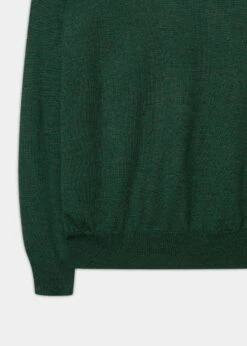 Radstone Men's Merino Wool Jumper In Hunter - Regular Fit -AlanPaine Shop merino wool jumper radstone hunter 3