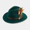 Richmond Ladies Felt Hat With Feather In Bottle 1 Richmond Ladies Felt Hat With Feather In Bottle -AlanPaine Shop richmond ladies felt hat with feather