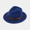 Richmond Ladies Fedora In Blue -AlanPaine Shop richmond ladies pheasant wrap fedora blue