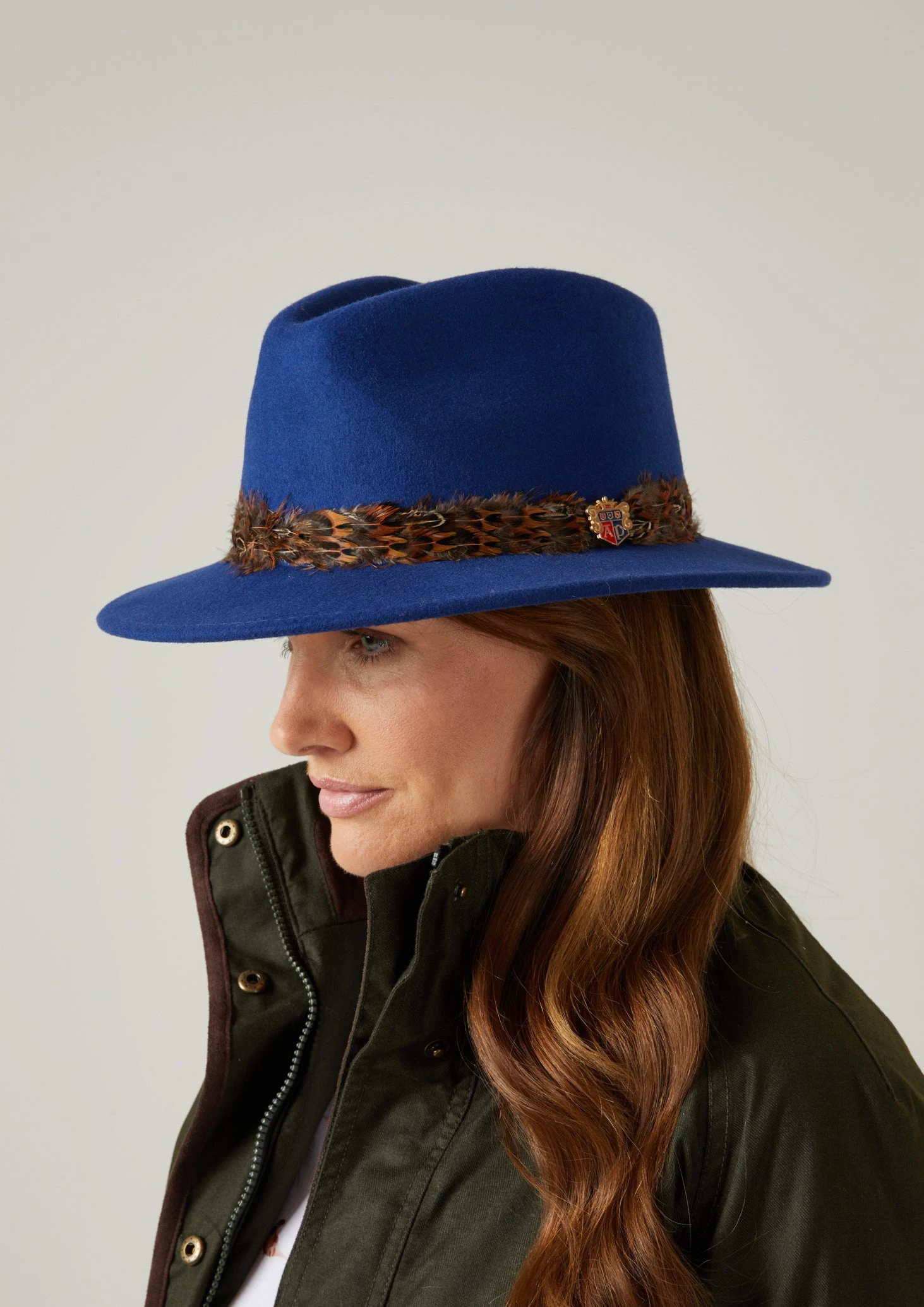 Richmond Ladies Fedora In Blue 7 Richmond Ladies Fedora In Blue - Image 5