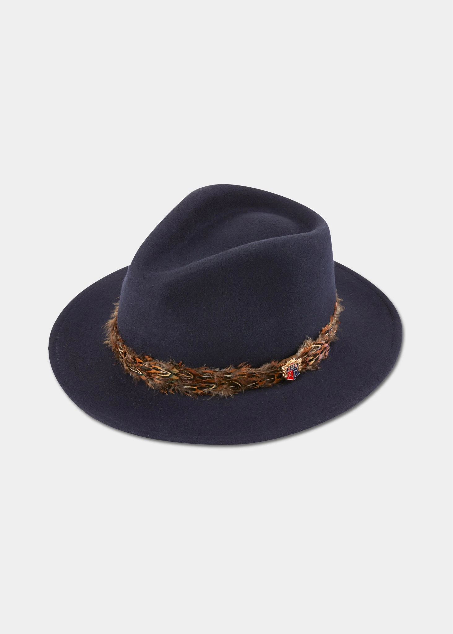 Richmond Ladies Fedora In Navy 3 Richmond Ladies Fedora In Navy