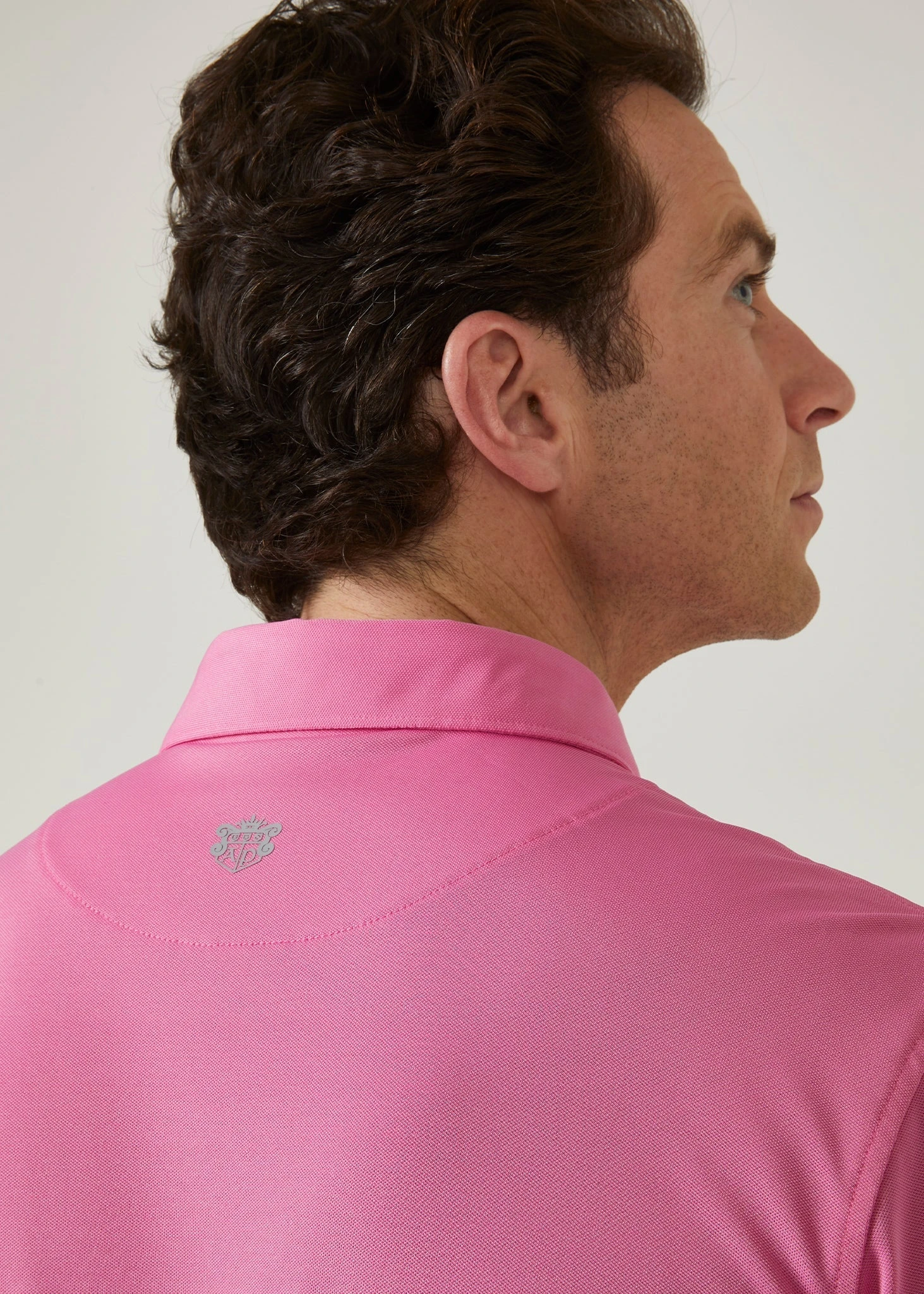 Rockbourne Performance Polo In Carnation - Sports Fit 7 Rockbourne Performance Polo In Carnation - Sports Fit - Image 5