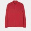 Storwood Long Sleeve Polo Shirt In Rosso 1 Storwood Long Sleeve Polo Shirt In Rosso -AlanPaine Shop storwood mens faded dye polo shirt rosso